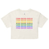 Kiss More Girls Rainbow Crop Top