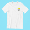 Nonbinary Flag Heart Shirt