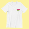 Pansexual Heart Pocket Print Shirt