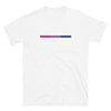 Horizontal Bisexual Flag Line Shirt