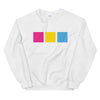 Pansexual Flag Squares Sweatshirt