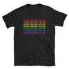 Kiss More Guys Gay Pride Shirt - Black
