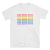 Kiss More Guys Gay Pride Shirt - White