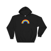 Rainbow Gay Pride Hoodie - Black