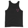 Pink Triangle Pocket Print Tank Top