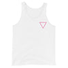 Pink Triangle Pocket Print Tank Top