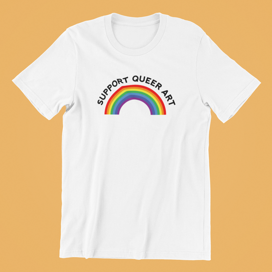 Support Queer Art Rainbow Shirt