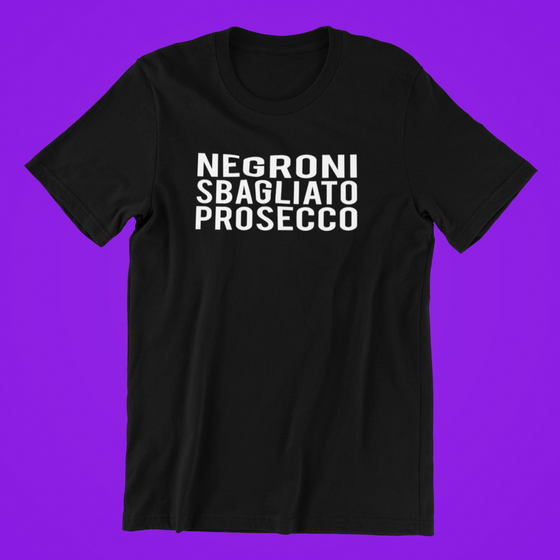 Negroni Sbagliato Prosecco Shirt