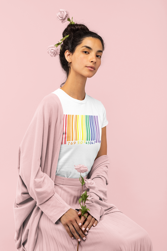 Rainbow Barcode Shirt