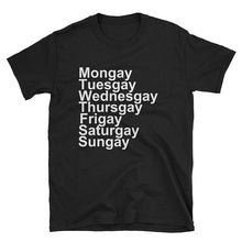  Gay Pride Shirt - Mongay Thru Sungay - Unisex Black Shirt