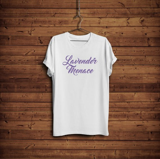 Lavender Menace Lesbian Pride Shirt