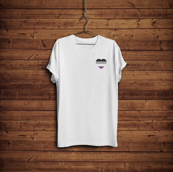 Asexual Pride Shirt - Asexual Pride Heart