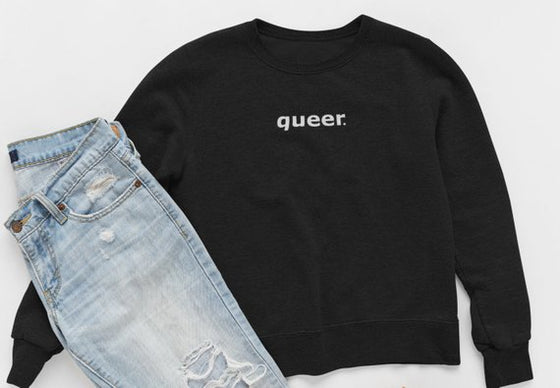 Simple Queer Pride Sweater