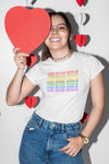 Kiss More Girls Rainbow Shirt