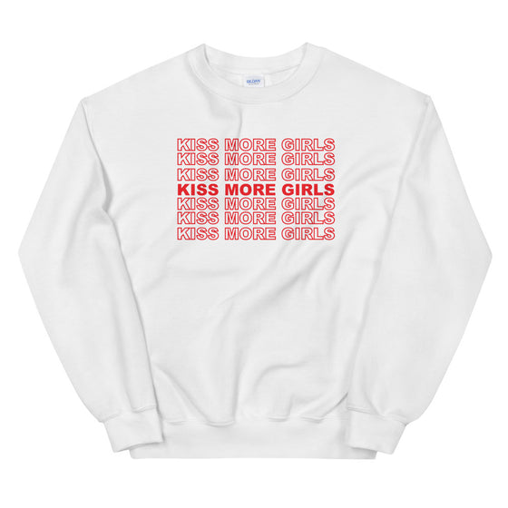 Kiss More Girls Crewneck Sweater