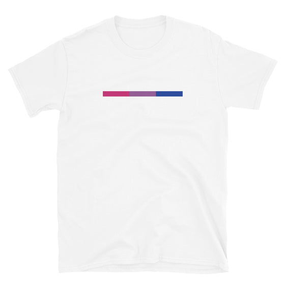 Horizontal Bisexual Flag Line Shirt