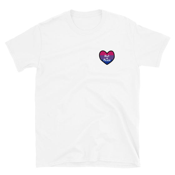 Not a Phase Bisexual Heart Shirt