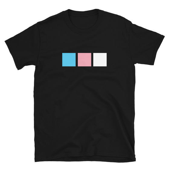 Trans Flag Squares Shirt