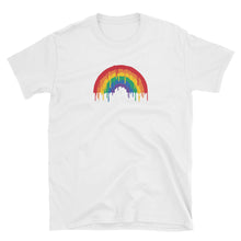  Melting Rainbow Gay Pride T-Shirt - White Tee