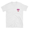 Lesbian Flag Heart T-Shirt - Lesbian Pride Shirt