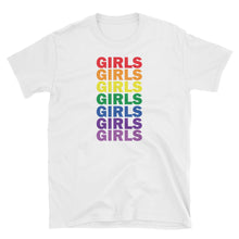  Girls Girls Girls Lesbian Pride Shirt