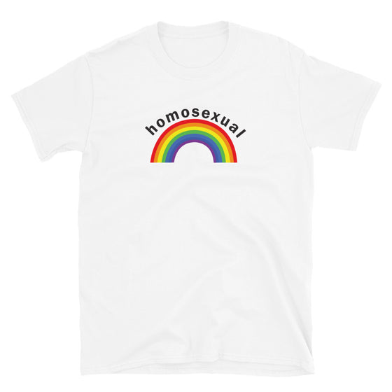 Homosexual Over Rainbow Shirt