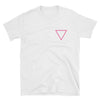 Gay Pride T-Shirt - Pink Triangle Shirt - Unisex White Tee