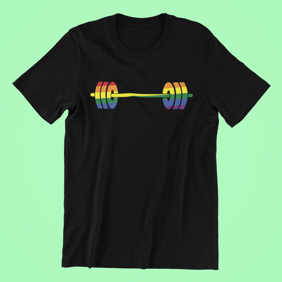 Rainbow Barbell Shirt