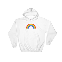  Rainbow Gay Pride Hoodie - White