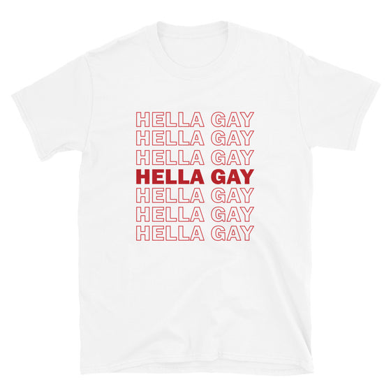 Hella Gay Thank You Bag Style Shirt