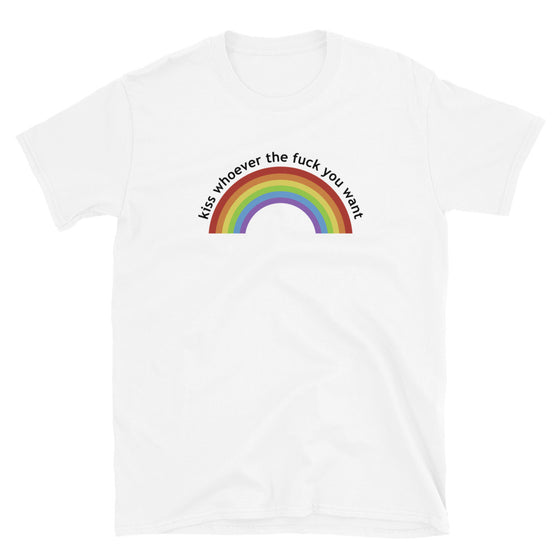 Kiss Whoever the Fuck You Want Shirt, Gay Pride Shirt, Funny Gay Pride Shirt